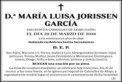 María Luisa Jorissen García